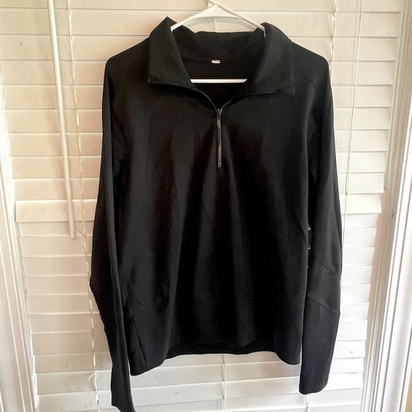 lululemon athletica Jackets & Blazers - black lulu lemon half zip! great condition!